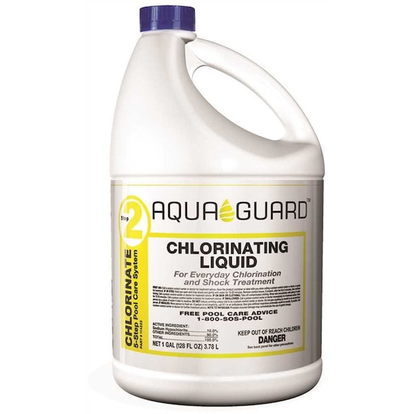 Aquaguard 1 Gal. Chlorinating Liquid Chlorinating, 3PK 26488848431 Zoro